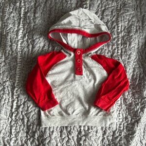 ✨5 for $15✨ Old Navy Red and Gray Kids Hoodie